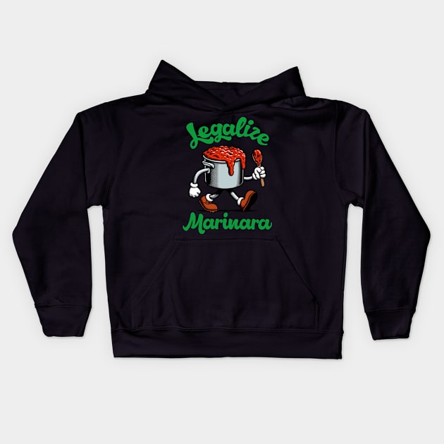 Legalize Marinara Kids Hoodie by DankFutura